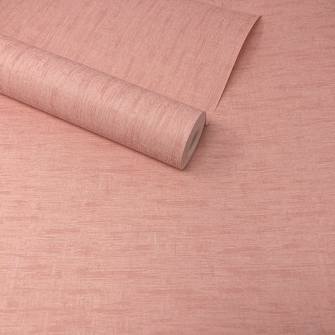 Pastel Baby Pink Distressed Stripes Feature Wallpaper - FD21034